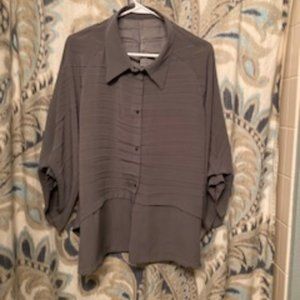 Babette Gray Crinkle top